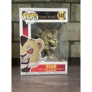 Funko Pop Disney The Lion King Live : SCAR #548 Vinyl  With box